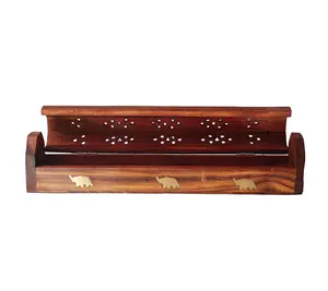 Деревянная коробка Agarbatti, индивидуальный дизайн, вырез, лучшее качество, 3 в 1, религиозный Ловец благовоний, хранилище и подставка для ароматизатора