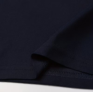 Adults' Polo Shirt Spring Summer Mid-Big Unisex Style Contrast Collar Polo Neck Short Sleeve 100% Cotton School Uniform - Product Image 5