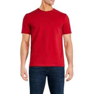 T-shirt pour homme en polyester tricoté 100% de haute qualité, personnalisé, imprimé, brodé, couleur unie, respirant, t-shirt de sport - Product Image 1