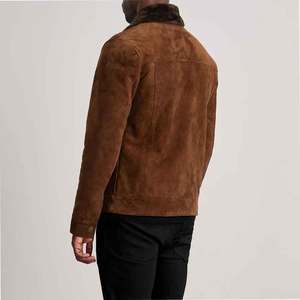 Chaqueta de Cuero Nueva de Otoño e Invierno, Chaqueta de Cuero Delgada, Moda al por Mayor, Chaqueta de Motociclista de Cuero Genuino - Product Image 1