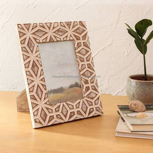 Wholesale Custom Rectangular Eco-friendly Premium Wooden Carved <b>Photo</b> <b>Frame</b> by Living And Craft – Artisan Handmade <b>Rustic</b> Decor - Product Image 5