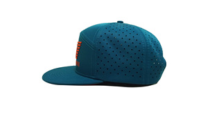 Casquette Snapback Adulte 7 Panneaux Personnalisable avec Logo Brodé et Trous Découpés au Laser – Performance Respirante, Tendance Hip Hop, Style Urbain - Product Image 3