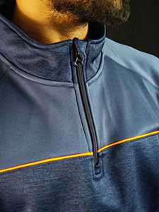 Ensemble de survêtement 3 pièces pour homme PUFFIN SPORTS, haute qualité, personnalisé, séchage rapide, col rond, coupe régulière, idéal pour l'été - Product Image 5