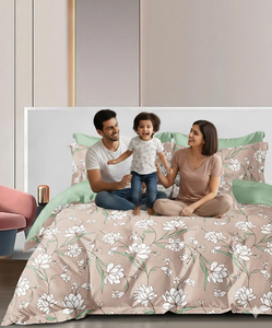 Ensemble de literie King Size à haute densité de fils avec drap plat, drap-housse et 2 taies d'oreiller - Product Image 1