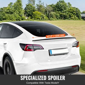 Spoiler GT per Auto, 47,2 Pollici, in ABS Verniciato, per Tesla Model Y, Spoiler ad Alta Resistenza Stile Ducktail - Product Image 2
