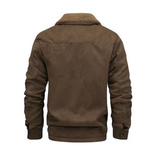Blouson Bomber Homme Hiver Style Urbain Décontracté 100% Coton Toile Épaisse Chaude Coupe-Vent Respirante Rembourrage Polyester - Product Image 2