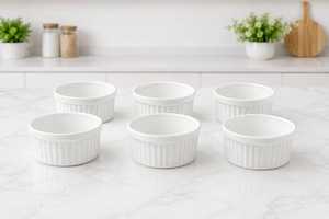 Transparent Ceramic Dessert <b>Ice</b> <b>Cream</b> <b>Cup</b> Tall Footed Bowl Round Shape Luxury Design Eco-Friendly Washable - Product Image 6