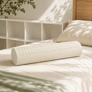 VINABEDDING VINACLOUD 23 Natural Latex Long Body Pillow Breathable Cooling Column <b>Neck</b> <b>Support</b> Removable Cover Lightweight - Product Image 1