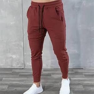 Pantalones Deportivos Casuales de Cintura Media para Hombre, Tallas Grandes, Modelo Explosion, para Gimnasio, Running, Ejercicio, Servicio OEM - Product Image 6