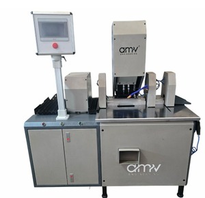 Máquina de fabricación de bisagras industriales de alta calidad con sistema de alimentación automática para línea de producción de puertas y ventanas metálicas - Product Image 5