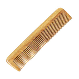 หวีไม้ไผ่และพลาสติกแบบใหม่ ดีไซน์รักษ์โลก ซี่กว้าง ลายไม้ด้าน สำหรับร้านตัดผม ช่างทำผม ใช้ตัดแต่งทรงผม - Product Image 1