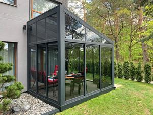 Customized Soundproof Waterproof Double Glazing Aluminum Casement Window Doors Thermal Insulation Interior Use Hotel Villa - Product Image 5