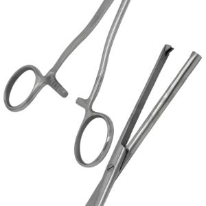 Pinzas Uterinas Museux de Acero Inoxidable, Instrumentos Ginecológicos para un Agarre Seguro del Cérvix y el Útero - Product Image 3