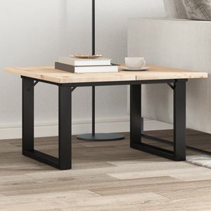 Patas de mesa de centro con estructura en O de acero, dimensiones 23.6"x15.7"x15" - Product Image 1