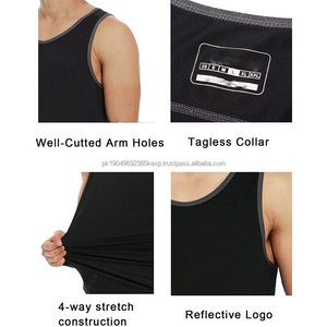 Débardeur décontracté pour homme 100% coton, tricoté épais, à épaules larges, respirant, sans manches, pour le sport, le gym, T-shirt 3D - Product Image 6