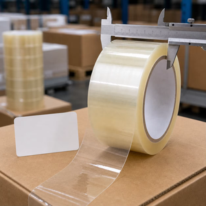 <b>Clear</b> BOPP Pressure Sensitive Acrylic Industrial Grade Waterproof Transparent Packing <b>Tape</b> for Carton Sealing Wholesale Roll - Product Image 5