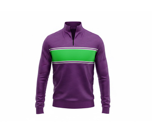 Athletic Sublimation Quarter Zip <b>Pullover</b> <b>Jacket</b> Manufacturer <b>Men</b> Women Youth Sportswear Quick Dry Team <b>Pullover</b> - Product Image 3