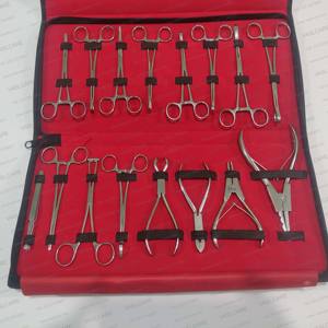 Professional Manual Body <b>Piercing</b> Tools <b>Kit</b> 16pcs German Stainless Steel Septum Dermal Pennington Forceps Ring Opening Closing - Product Image 4