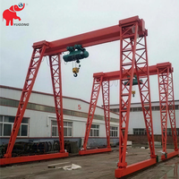 Fabricant de grues portiques extérieures à structure treillis, grues portiques de 5, 10 et 16 tonnes avec palan électrique, type treillis