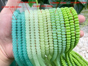 ลูกปัดโอปอลราชสถานทรงกลมสีมรกต รับรองโดย IGI ของขวัญเครื่องประดับหลากสีสำหรับเดือนพฤษภาคมและตุลาคม หินประจำเดือนเกิด ซูเบดา เจมส์ - Product Image 3