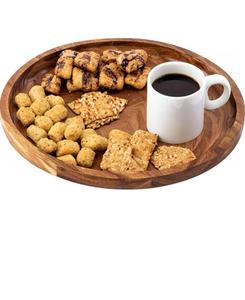 Bandeja Ovalada de Madera para Almacenamiento, 203x133x68mm, Pulida, Moderna, de Lujo, Apta para Lavavajillas, Multifuncional, para Uso en Mesa, Organización - Product Image 2