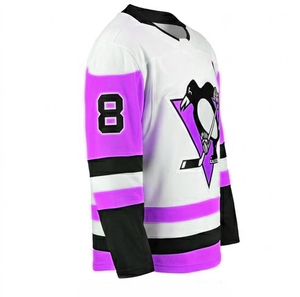 Customized Adult Breathable Ice Hockey Jersey Professional Team Wear Embroidered Sublimation Customized Training Kit For Unisex - Product Image 2