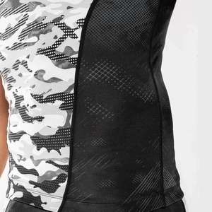 Custom <b>Men</b> Camouflage MMA Rash Guard Short Sleeve <b>Compression</b> <b>Shirt</b> BJJ Grappling T-<b>Shirt</b> Quick Dry Gym Fitness Training Wear - Product Image 6