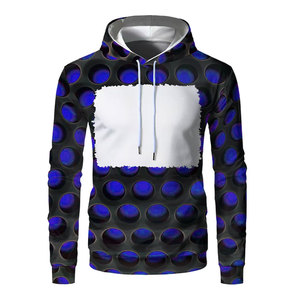 Sweats à capuche surdimensionnés épais à sublimation personnalisée, streetwear imprimé sur mesure, vente en gros de sweats à capuche graphiques surdimensionnés à sublimation en vrac - Product Image 6