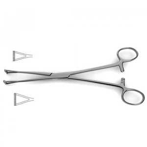 Pinzas de agarre de tejido Duval Collins Premium HC-CL-198 con mandíbulas anchas fenestradas de agarre seguro para uso quirúrgico/dental/veterinario - Product Image 5