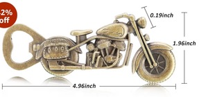 Abridor de botellas de hierro fundido vintage para motocicleta, accesorio de barra portátil, accesorios para bebidas, de Global's Supplier - Product Image 3