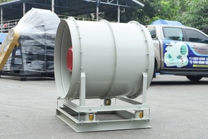 Ventilateur axial à entraînement direct à haut débit d'air pour l'extraction de la cuisine, modèle APL-8-8D, avec découpe CNC, pour la ventilation industrielle – Fabriqué au Vietnam - Product Image 4