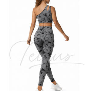 Ensemble de yoga pour femmes, dernier design, 4 pièces, respirant, sur mesure - Product Image 6