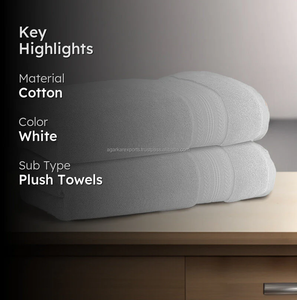 Premium Quality 400 GSM Cotton Hospital Bath Towels Soft Thick Lightweight Quick Dry Fabric Healthcare OEM Supply - Product Image 6