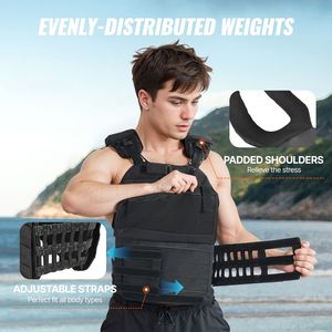 Gilet Ponderato Regolabile per Uomini e Donne, Opzioni da 20kg e 10kg per Allenamento e Workout - Product Image 4