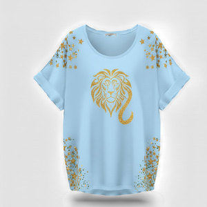 Camiseta Unisex de Lona Transpirable y Ecológica con Estampado Metálico Brillante, Diseño de Atrapasueños Celestial, Impresión Digital Duradera - Product Image 1