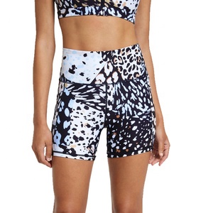 Women's Solid Two-Piece Sports Set High Waisted Biker Shorts Sleeveless Crop <b>Top</b> Quick Dry Stretch Breathable Yoga Workout Wear - Product Image 1