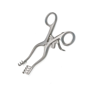 Dilatateurs et rétracteurs de peau industriels Weitlaner en acier inoxydable, 4x3 griffes, avec crochet de fixation automatique pour mastoïde - Vente en gros - Product Image 2