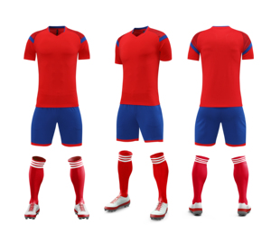 Maillots de football domicile et extérieur, ensembles de football respirants unisexes pour adultes, été, 100% coton, nom d'équipe personnalisé - Product Image 5