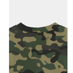 เสื้อยืดพิมพ์ลายพรางแบบยูนิเซ็กส์ สตรีทแวร์ โอเวอร์ไซส์ ผ้าฝ้าย ทรงหลวม สวมใส่สบาย แขนสั้น แฟชั่น - Product Image 4