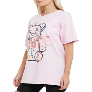 ออกแบบกราฟิกใหม่โลโก้ที่กําหนดเองฤดูใบไม้ผลิฤดูร้อนธรรมดา O คอ Loungewear เสื้อผ้าผู้หญิง 2 ชิ้นชุดกางเกงขาสั้น Biker กางเกงขาสั้นชุด - Product Image 3