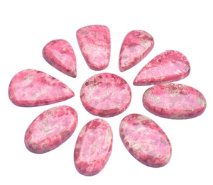 Thulite-cabujones de piedra Natural, piedras preciosas sueltas de forma mixta, gemas sueltas de Thulite - Product Image 1