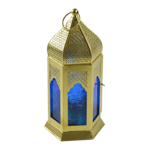 Moroccan Style Handmade Eco-Friendly Iron/Glass Christmas Candle <b>Lanterns</b> Indoor Hanging Colored Finish Multiple Shaped <b>Tea</b> - Product Image 1