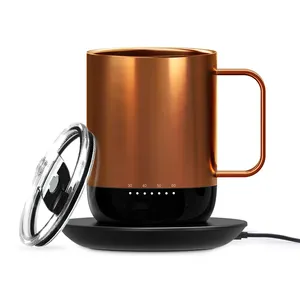 Vsitoo S3 Pro 14oz application Smart Mug contrôle de la température verres intelligents autonomie de la batterie 4 heures, tasse à café chauffante sans fil plus chaude