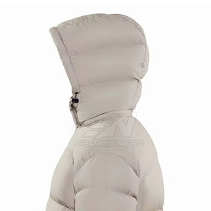 Manteau long matelassé élégant pour l'extérieur, avec rembourrage léger et design long, idéal pour la saison hivernale - Product Image 6