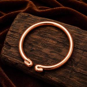 Artistic Copper <b>Bracelet</b> Elegant Copper Wrist Cuff with Smooth Finish and Comfortable Wearing Experience - Product Image 1