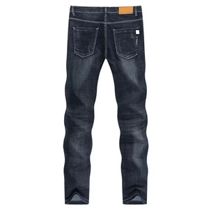 Custom High Waist Casual Denim <b>Jeans</b> with Pleated <b>Baggy</b> Stack Design for <b>Women</b> Summer Cute Sweet - Product Image 2