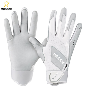 Gants de frappe de baseball en cuir Boost Plus – Tailles adultes et jeunes pour hommes et joueurs jeunes - Product Image 1