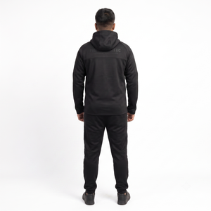 Men's Tech Fleece 300g 80% Cotton 20% Polyester Blend Full <b>Zip</b> <b>Hooded</b> Jogger Tracksuit Set Athletic Streetwear Custom Logo - Product Image 2