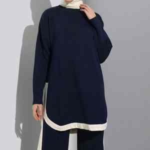 Abaya Musulmana Moderna Ligera con Bordado Dorado de Lujo para Mujer, Estilo Dubái, Vestido Largo Informal Islámico - Product Image 5