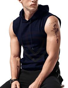 Nouvelle Arrivée Débardeurs à Capuche Sans Manches pour Hommes, Idéaux pour l'Entraînement en Salle de Sport et la Musculation - Product Image 5